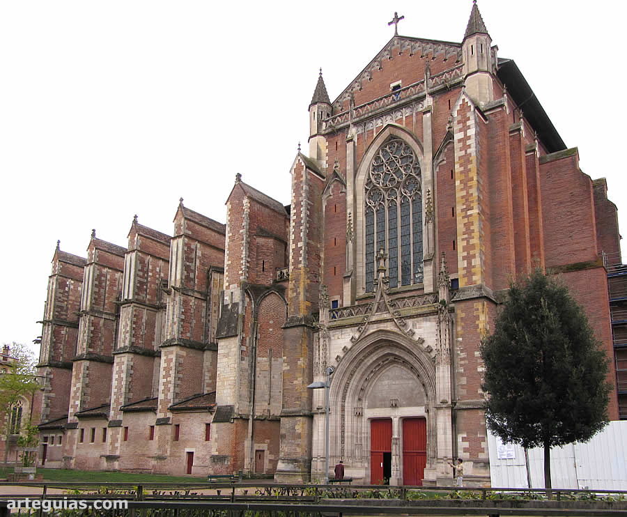 Catedral de Saint-&Eacute;tienne de Toulouse vista desde el noroeste