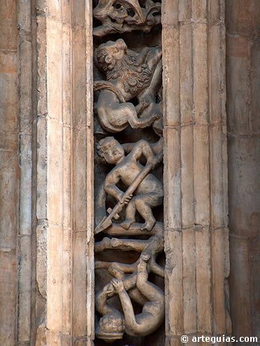 Decoraci&oacute;n  renacentista . Catedral de Oviedo