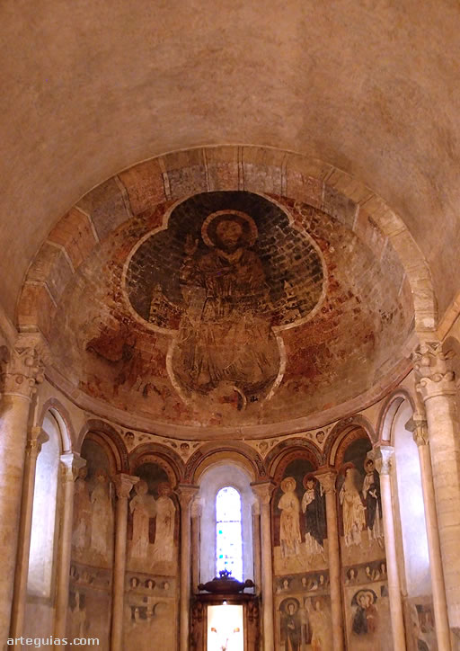 Pinturas rom&aacute;nicas del &aacute;bside central