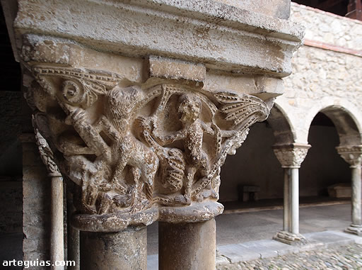 Capitel de tem&aacute;tica zoomorfa