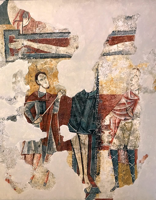 Pintura con la Crucifixión