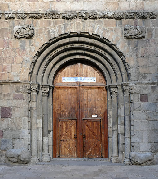 Catedral de Seu d'Urgell: portada de los pies