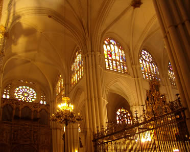 Interior de la catedral de Toledo