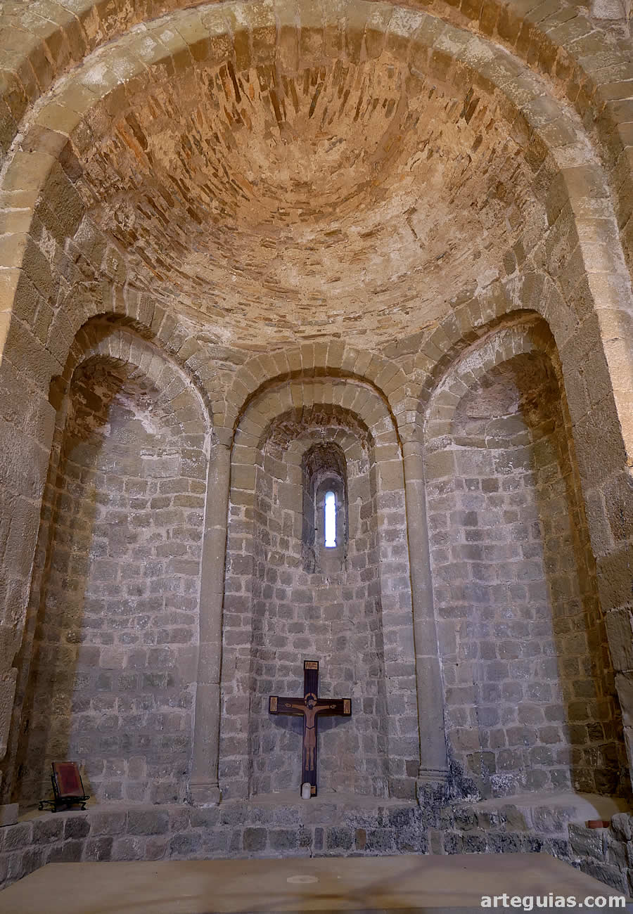 Interior del ábside oriental