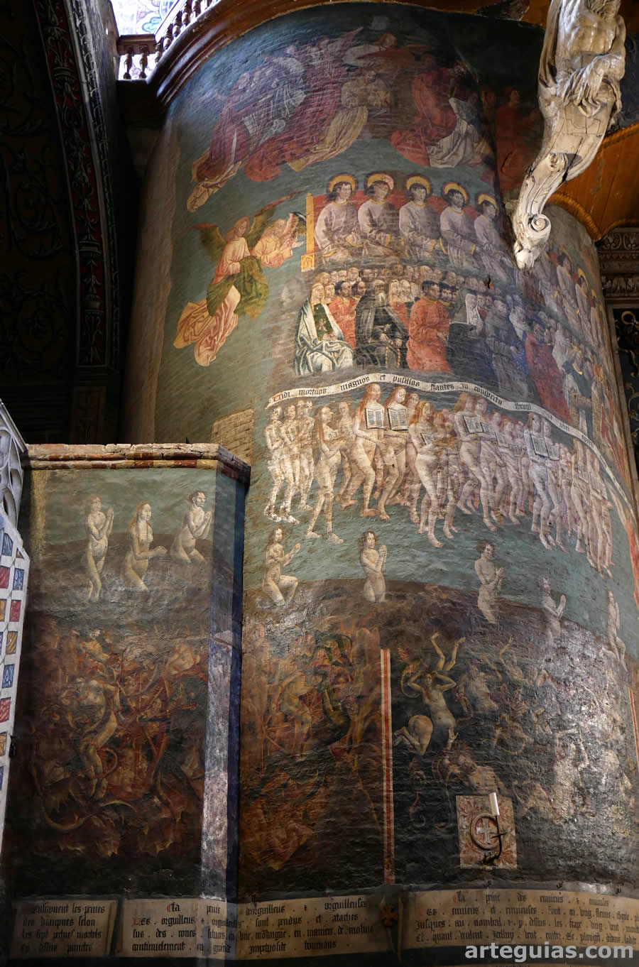 Pinturas murales sobre el Juicio Final