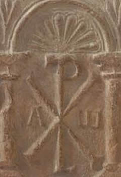 Restos de la primitiva catedral emeritense, en el Museo Visigodo