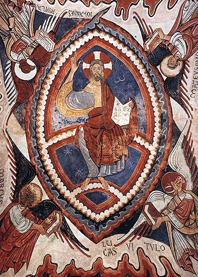 Maiestas Domini y Tetramorfos