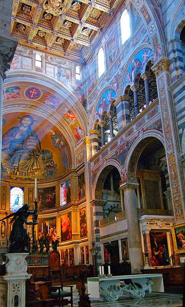 Alzado interior de la catedral