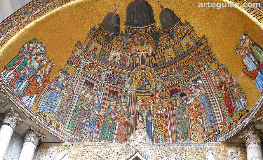 Mosaico de las reliquias de San Marcos