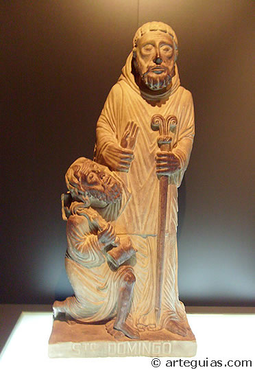 Escultura de Santo Domingo en la catedral