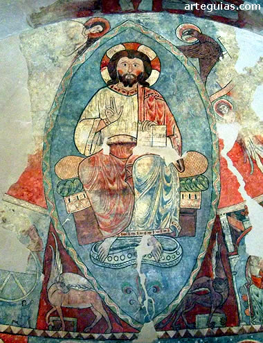 Maiestas Domini de la iglesia de San Vicente de Vi&oacute;