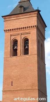 Campanario mud&eacute;jar de la concatedral de Guadalajara