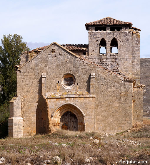 Iglesia del despoblado de Tabanera