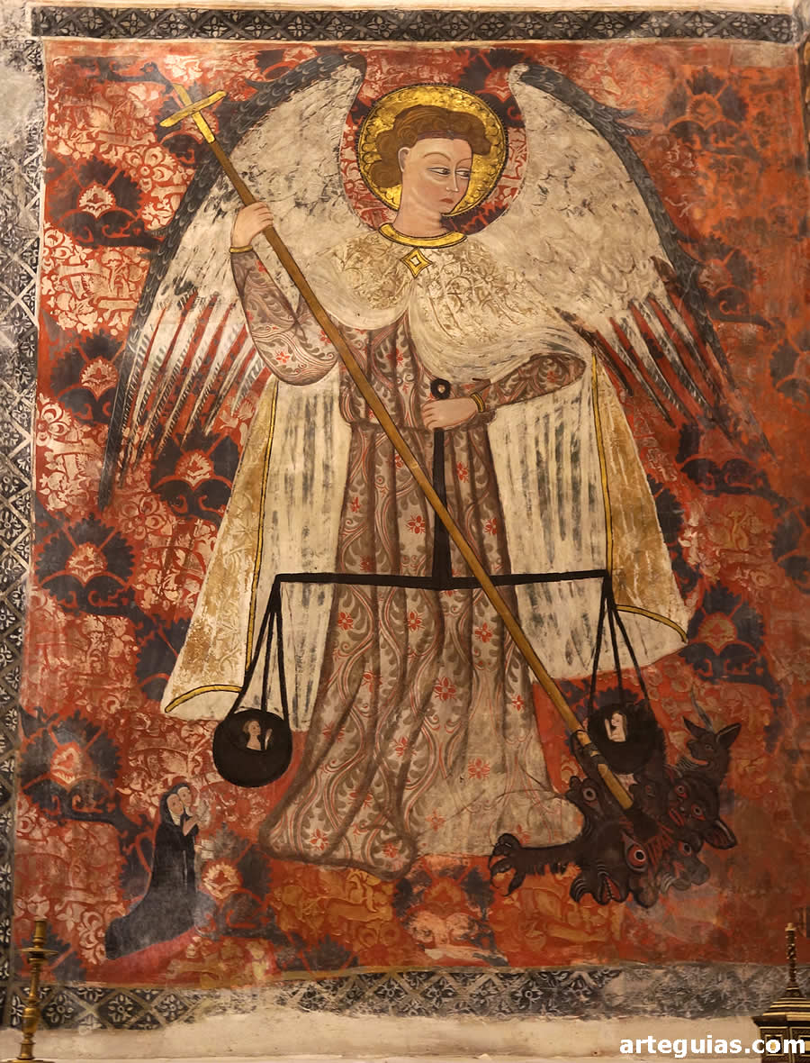 Pintura mural del coro del siglo XV
