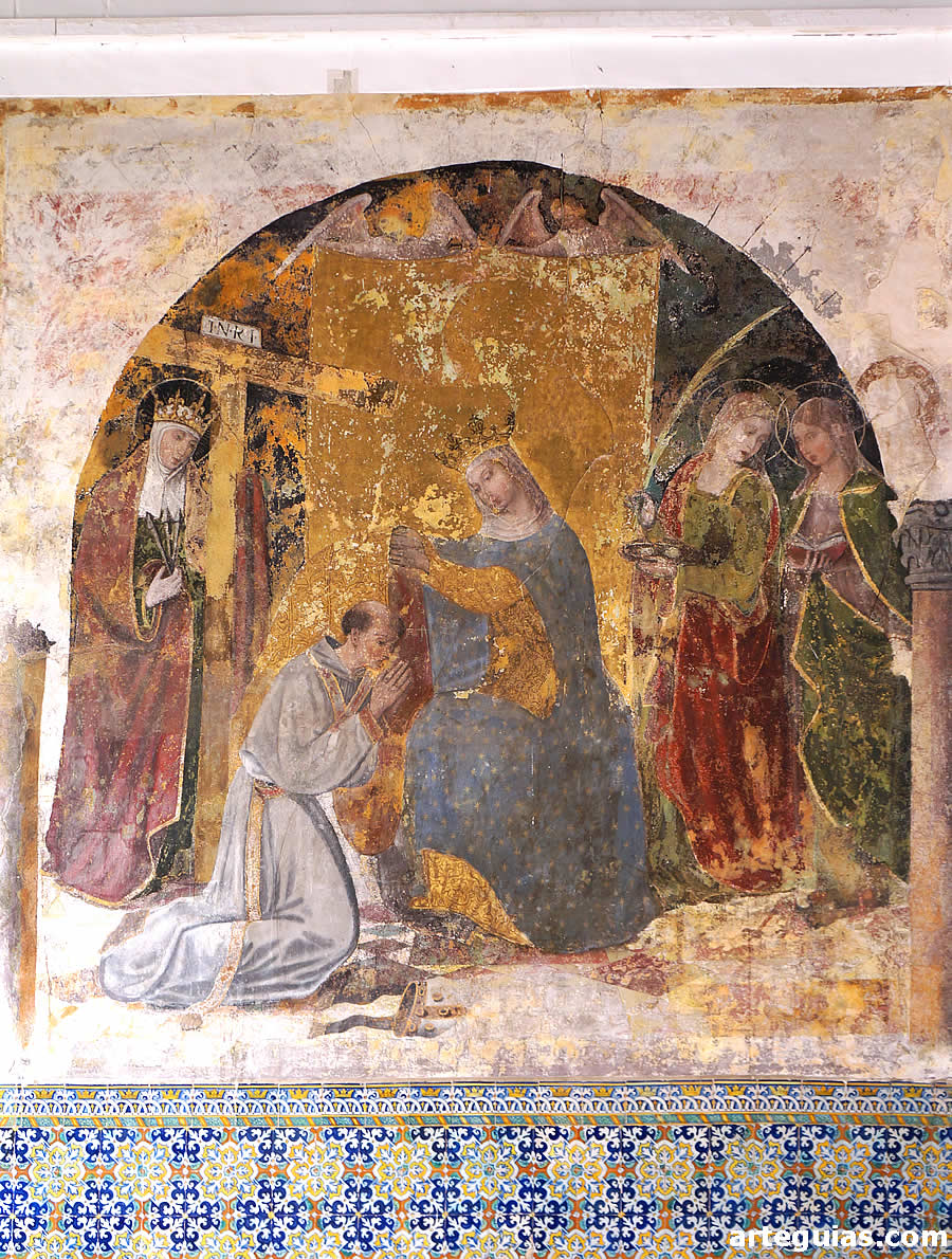 Pintura de la imposici&oacute;n de la casulla a San Ildefonso