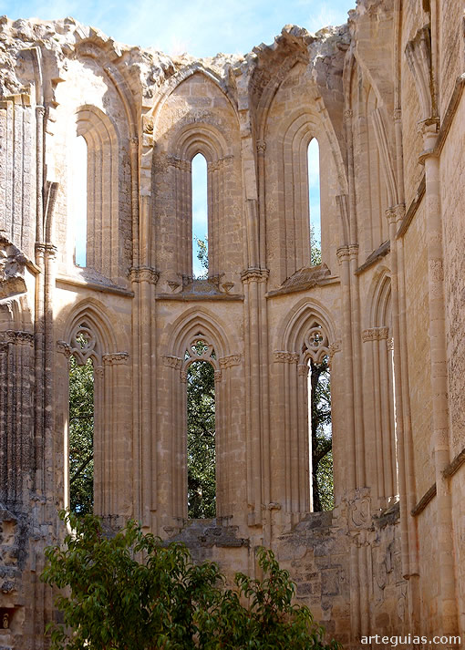 Convento de San Ant&oacute;n de Castrojeriz: precioso &aacute;bside central