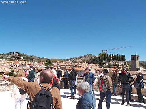 Vistas de Brihuega desde lo alto del castillo