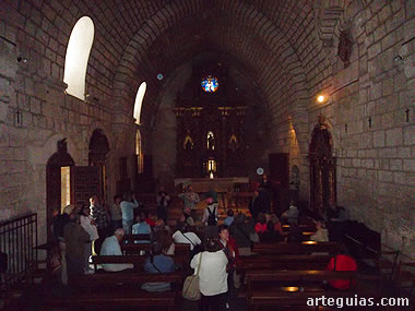 En la iglesia del siglo XIII de Buenafuente del Sistal