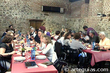 Comida en el Restaurante Siglo XII