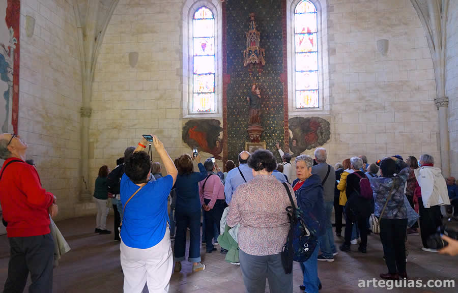 En la Sala Capitular de Pedralbes