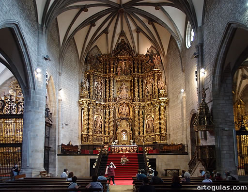 En la iglesia de San Miguel de Oñate