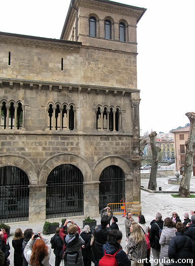 Palacio de los Reyes de Navarra en Estella, primera visita en esta población