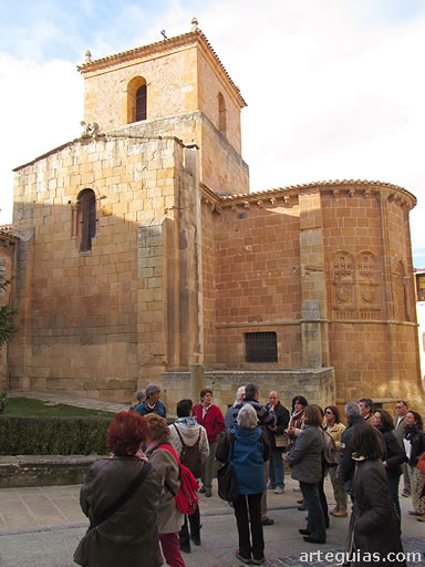Una de las iglesias que visitamos al atardecer fue la de San Juan de Rabanera