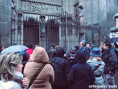 Visita a la iglesia de San Pedro de Vitoria