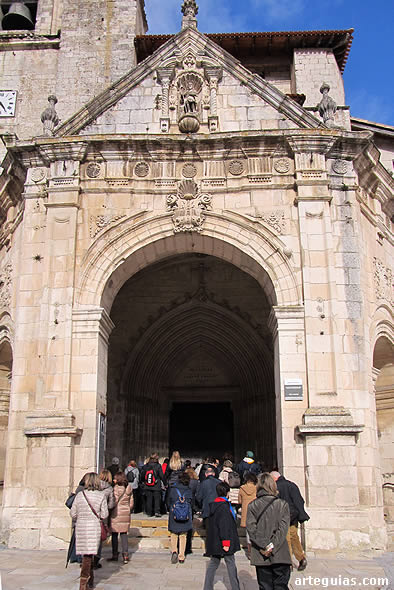 Momento de nuestra entrada en San Juan de Salvatierra