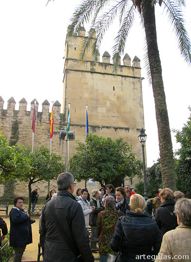 Momento del viaje en Córdoba: el Alcázar de los Reyes Cristianos
