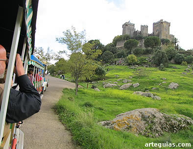 Este viaje fue variado y hasta tuvo momentos casi cómicos como la subida en trenecito turístico al castillo de Almodóvar del Río