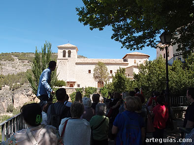 En el mirador cercano a la iglesia de San Miguel