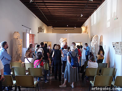 En el interior del Museo Arqueológico