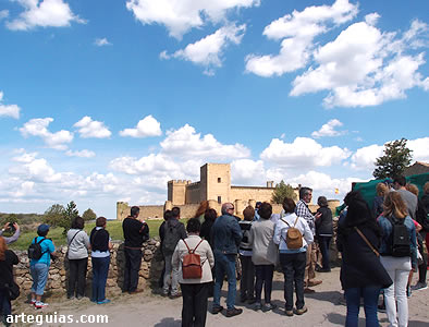 Ante el castillo de Pedraza