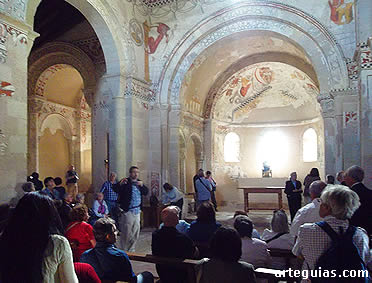 Explicaciones sobre ela arquitectura de la Ermita de la Virgen de las Vegas