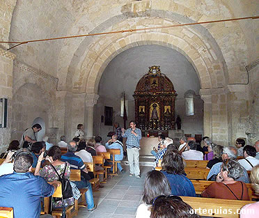 Interior de la iglesia monástica de San Frutos de Duratón