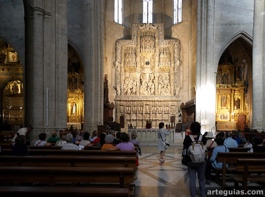 En el interior de la Catedral de Huesca