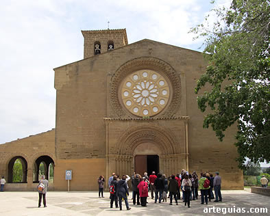 Viernes antes de la comida. Primera visita a Huesca: Ermita de Salas
