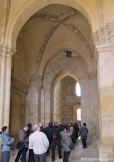 EN los restos del antiguo Monasterio de San Benito de Sahag&uacute;n