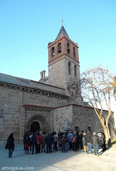 Explicaciones sobre la iglesia de Santa Eulalia