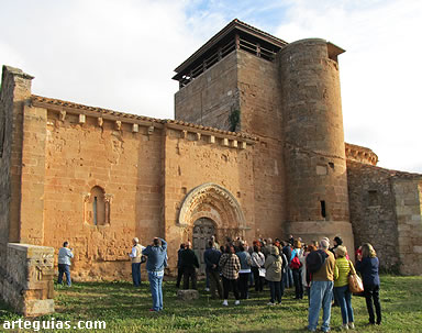 Mañana del domingo: primera visita a la iglesia de Soto de Bureba
