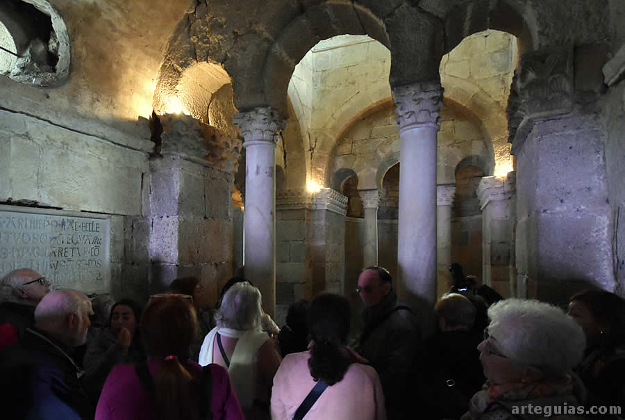 Interior de esta iglesia visigoda