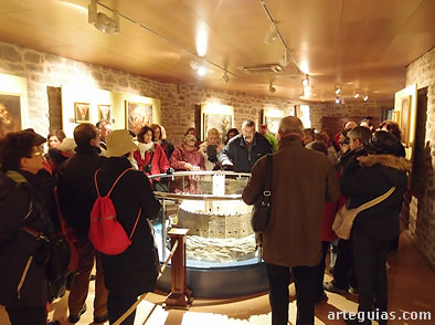 Interior del museo del castillo de Javier