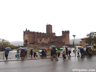 Llegada al castillo de Javier