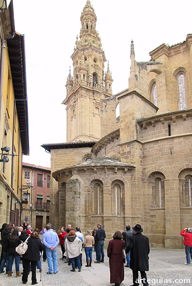 Uno de los momentos finales del viaje: exterior de la Catedral de Santo Domingo de la Calzada