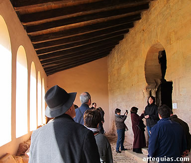 Accediendo al Monasterio de San Mill&aacute;n de la Cogolla (Suso)