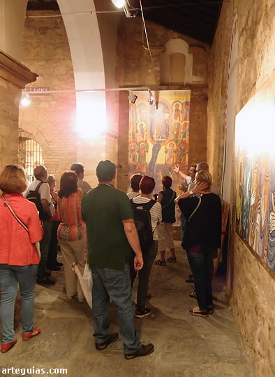En el Centro de Interpretación de los beatos. Tábara
