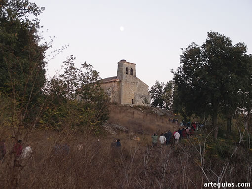 Casi anocheciendo llegamos a la iglesia de Matamorisca