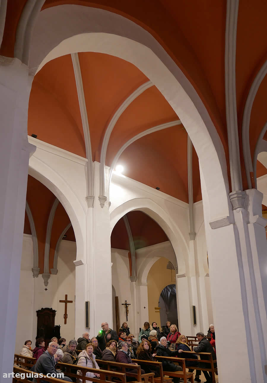 EN el interior de San Andrés de Calatayud