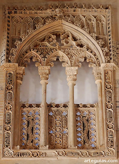 Precioso ventanal gótico mudéjar